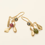 JODHPUR- single earring in 18K gold-plated silver