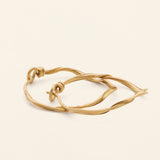 MULLL CREOL MEDIUM - 18K gold plated silver