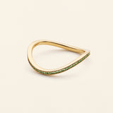 WAVE ALLIANCE - 18K gold with Tsavorites