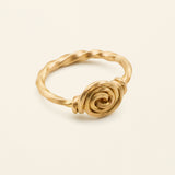 SWIRL RING - 18K gold