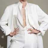 4 TUNE RING LOW - 18K gold plated silver