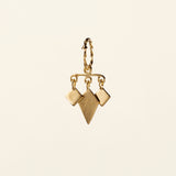 PERSIAN FLOW HOOP MEDIUM - forgyldt sølv