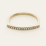 PUNK ALLIANCERING - 18 karat guld med diamanter