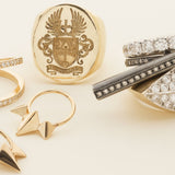 VICTORY RING - 18K gold with diamonds