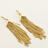 frynseøreringe forgyldt sølv marlene juhl jørgensen