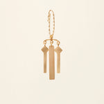 PERSIAN TALE ØRERINGE- forgyldt sølv