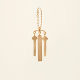 PERSIAN TALE ØRERINGE- forgyldt sølv