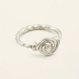 SWIRL RING - sølv