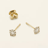 diamant ørestik 18k guld marlene juhl jørgensen