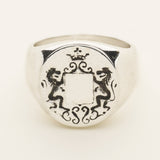 LION SIGNETRING - sølv