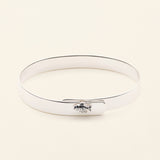 FISK- click bracelet with silver clasp