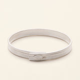 MULLL - click bracelet in matt silver