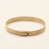 MULLL- gold-plated silver click bracelet