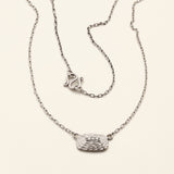 MINI SWIRL NECKLACE - silver