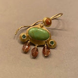 SINGLE UNIQUE EARRING - 18k gold