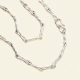 Flow Frederik Necklace- Mat Silver