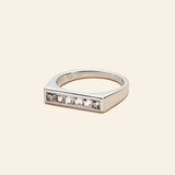 BAQUETTE RING - silver