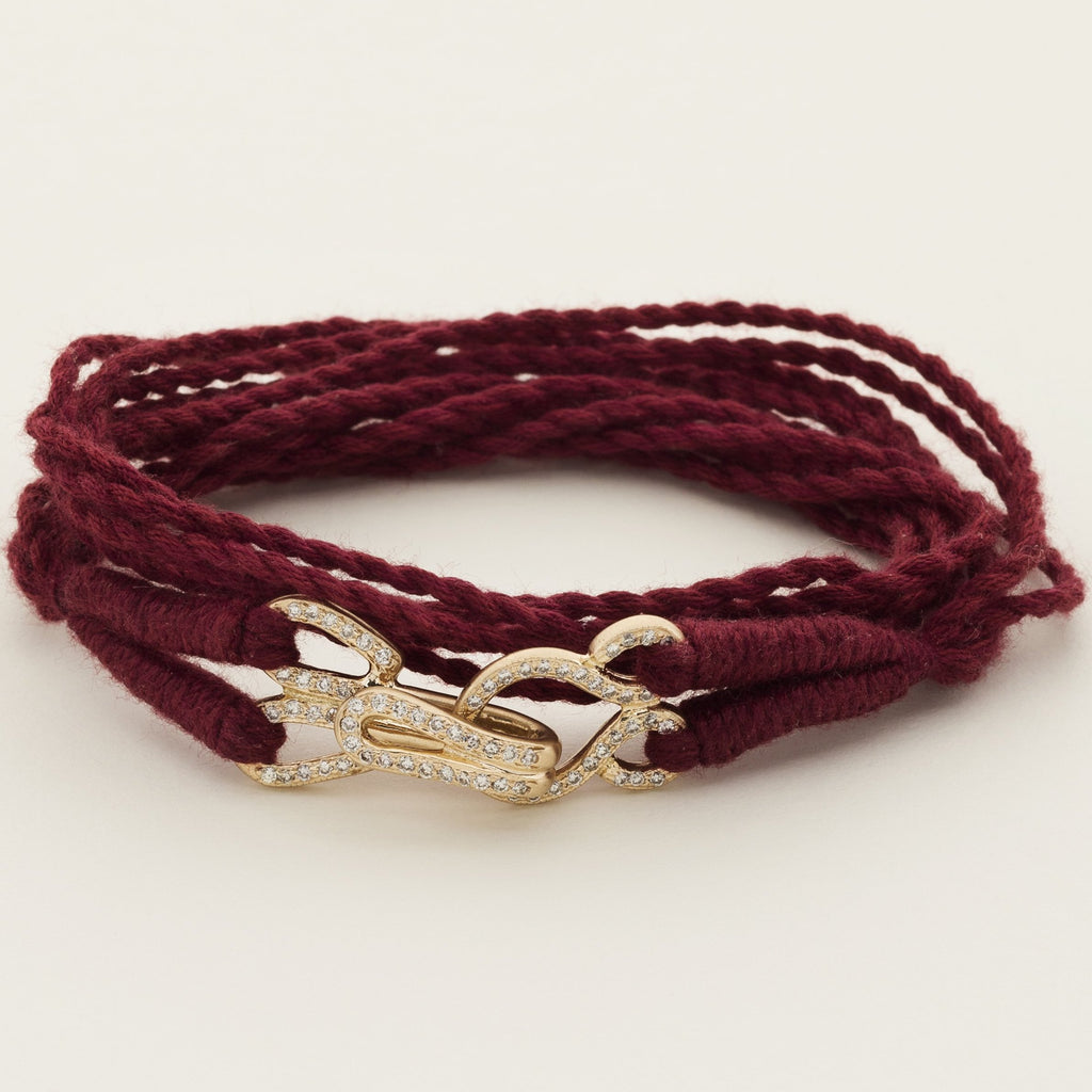 TEMPLE BRACELET - 18 karat gold with diamonds