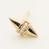 diamant stud ørestik 18k guld marlene juhl jørgensen
