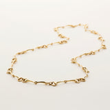HORSE BIT NECKLACE - gold-plated silver
