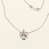 MEDIUM BIRD NECKLACE - silver