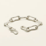 FLOW LARGE BRACELET - silver