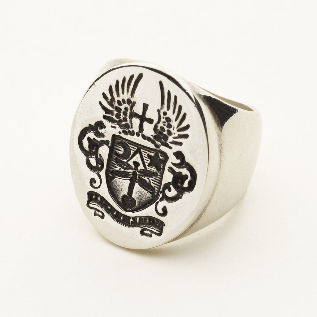 ANNIVERSARY SIGANTURE RING - silver